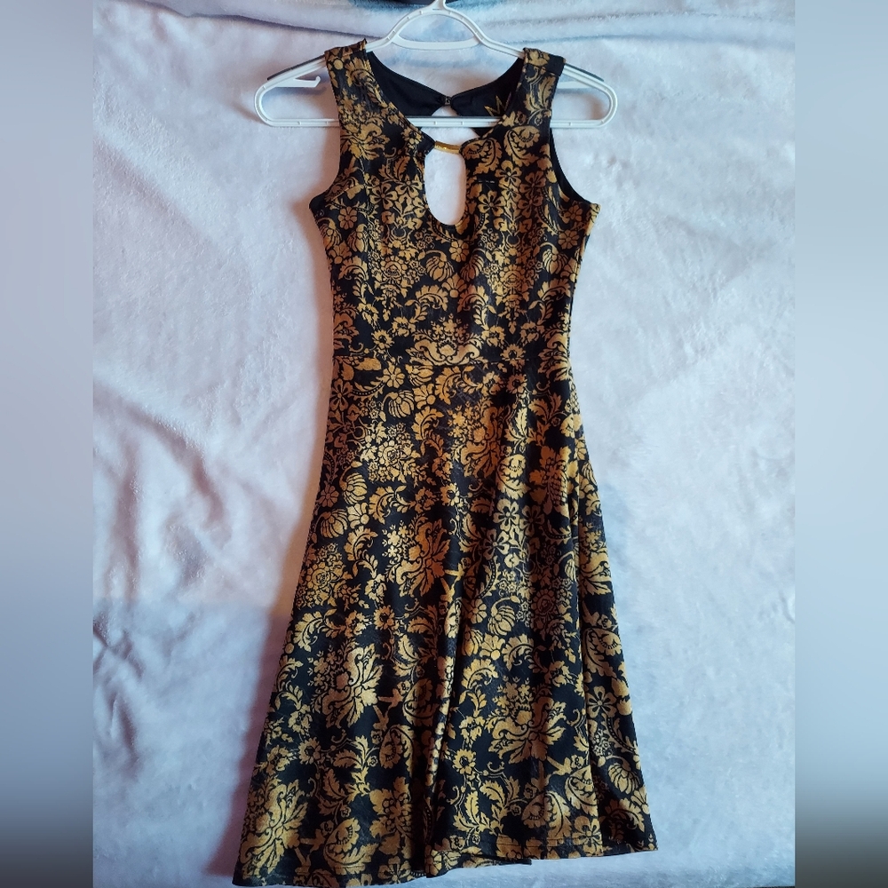 Nicki Minaj Brown Sleeveless A-line Maxi Dress